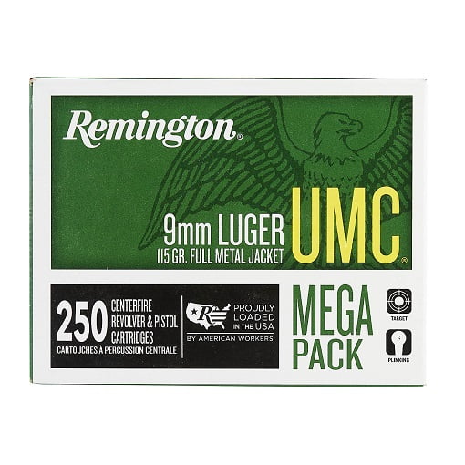 Remington UMC 9mm Luger 115 Grain