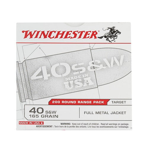 Winchester .40 SW 165 Grain