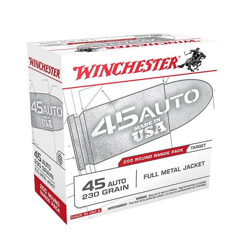 Winchester .45 ACP FMJ 230 Grain 200 round