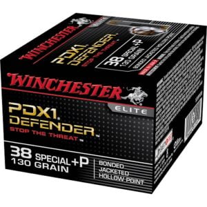 Winchester Bonded PDX1 .38 Special P 130 Grain