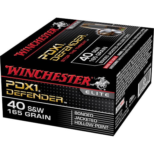 Winchester Bonded PDX1 .40 Smith Wesson 165 Grain