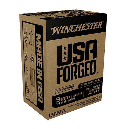 Winchester USA Forged 9mm Luger 115 Grain