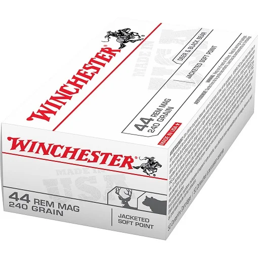 Winchester USA Jacketed Soft Point .44 Remington Magnum 240 Grain