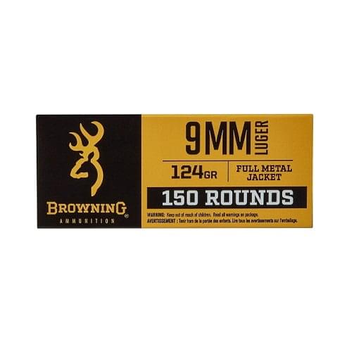 Browning FMJ 9mm 124 Grain
